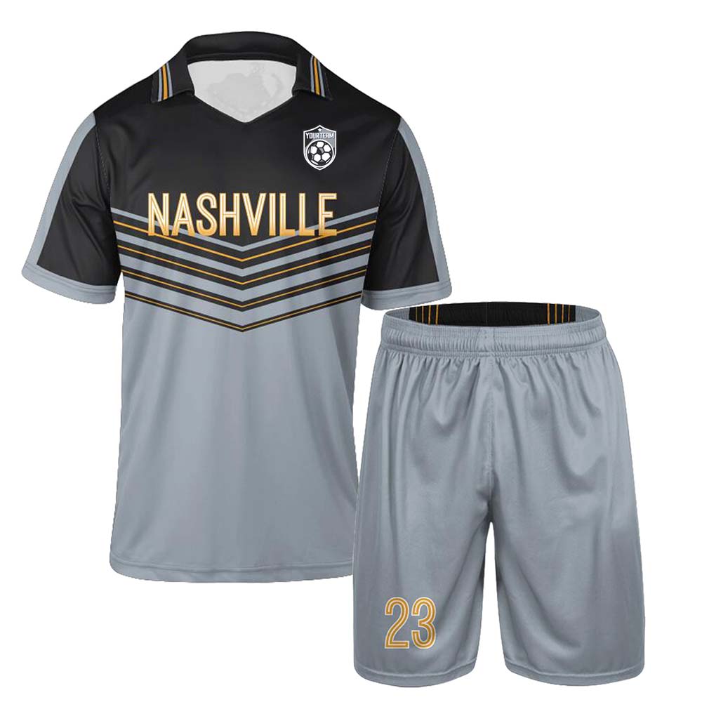 Soccer Jerseys Sports Suit Customized Wholesale Training Club Team Uniex Kid Elasticity Breathable Quick Dry T-shirt Short