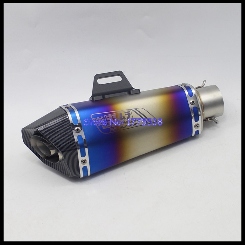 ID 51mm Universal Motorcycle Exhaust Muffler Escape DB KillerforKTM FZ8 FZ1 MT07 09 ZX6R ZX10 Z900 CB400 CBR1000 GSXR1000 GSR750