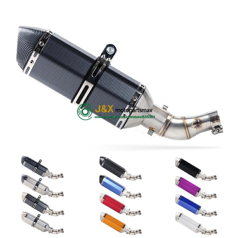 Mt03 Slip On Exhaust For Yamaha Yzf-r3 R3 R25 R30 2014-2019 Motorcycle Exhaust Muffler Escape Pipe Middle Link Pipe