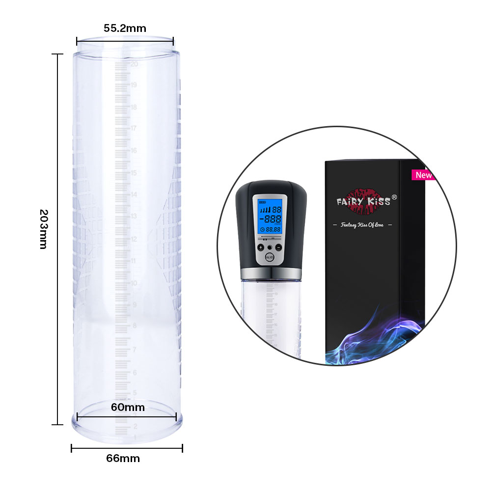 Accessories For Penis Pump Cylinder Penis Extender For Men Penise Enlargement Vacuum Pump Cover Replacement Sleeve Flask Part