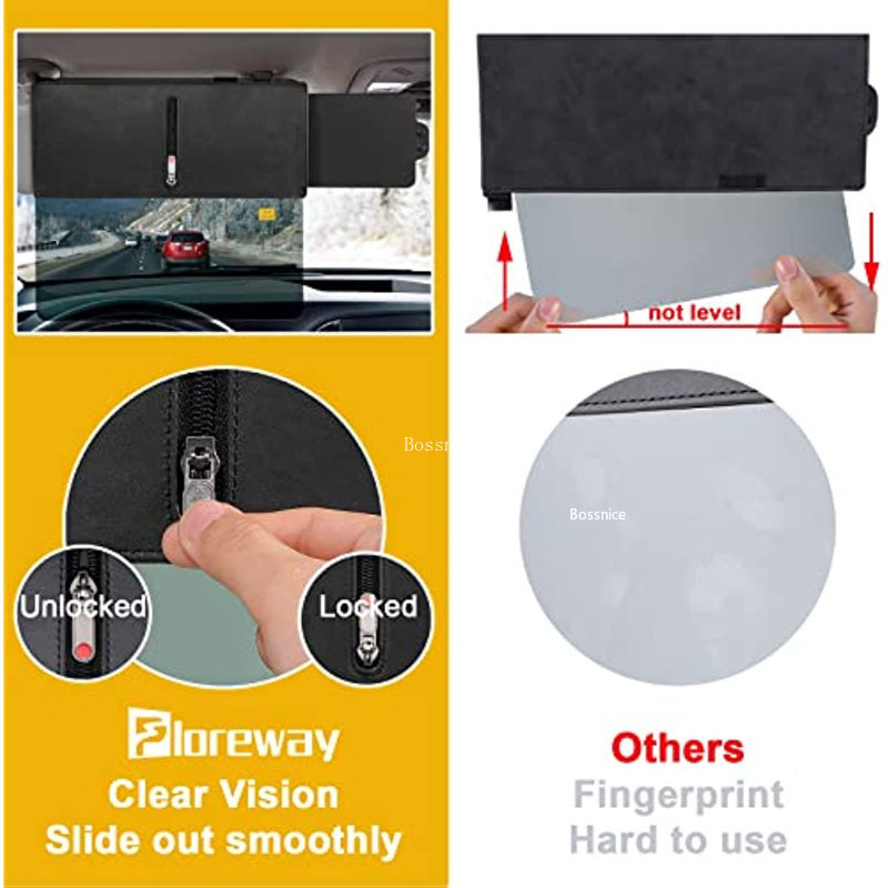 Car Sun Visor Extender Anti-glare Polarized Sun Blocker Car Window Sunshade and UV Rays Blocker Universal for Cars Accessories