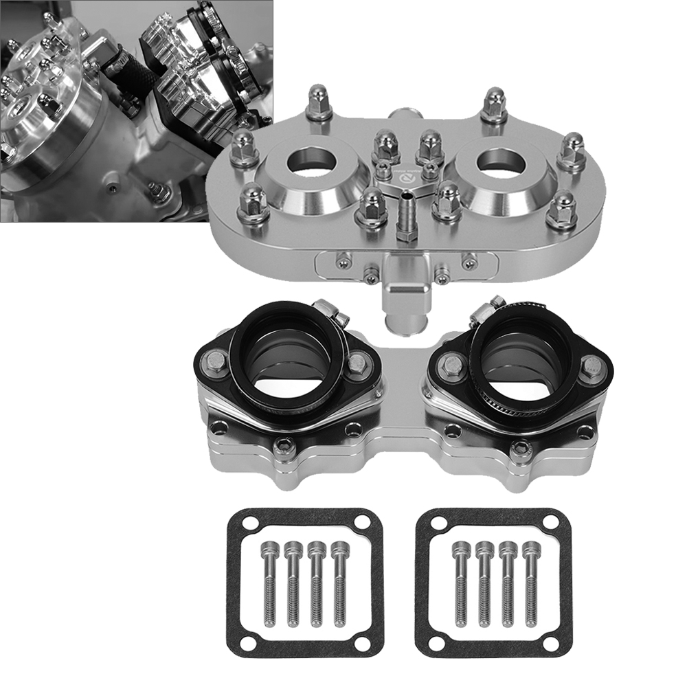 For 33mm 34mm 35mm & 36mm Billet Stock & Cub Air Cylinder Dome Cool Head O-ring Intake Manifolds Boot For Yamaha Banshee YFZ350