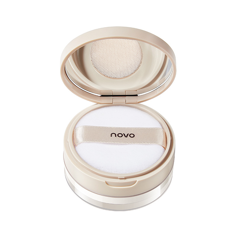 NOVO Face Makeup Powder Setting Powder Loose Face Powder For Cosmetic Waterproof Oil Control Long Lasting Finishing Powder