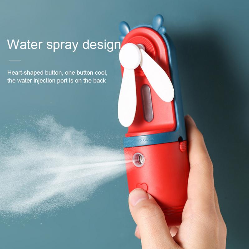 2022 Facial Steamer Water Spray Fan Face Skin Care Products Moist Beauty Devices Handheld Cooling Facial Sprayer Korean Cosmetic