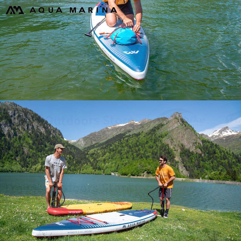 AQUA MARINA HYPER Standing Surfboard 350cm/381cm Long-Distance Cruise Inflate Water Skiing Paddle Board EVA Non-Slip Mat