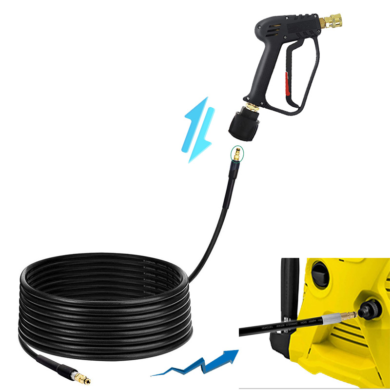 Foam Generator For Washing Adjustable Snow Foam Lance 1/4" Quick Release with 5Nozzles For Karcher Car Washer Water Gun Cleaning