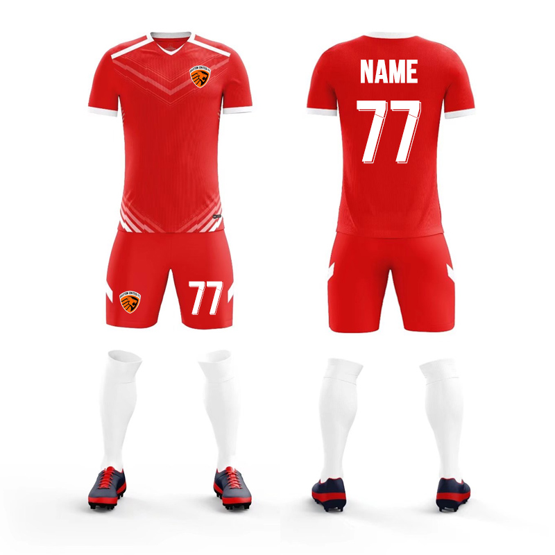 2022 New Adult Football Shirt DIY Uniforms Suits Boy Girls Customize Survetement Youth Soccer Jersey Short + Shirt Training Set