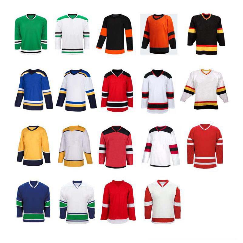 Ice Hockey Training Hockey Jersey Multiple Blank Blank Can Be Customized Adult Youth Ice Hockey Practice Long -sleeved Pullover