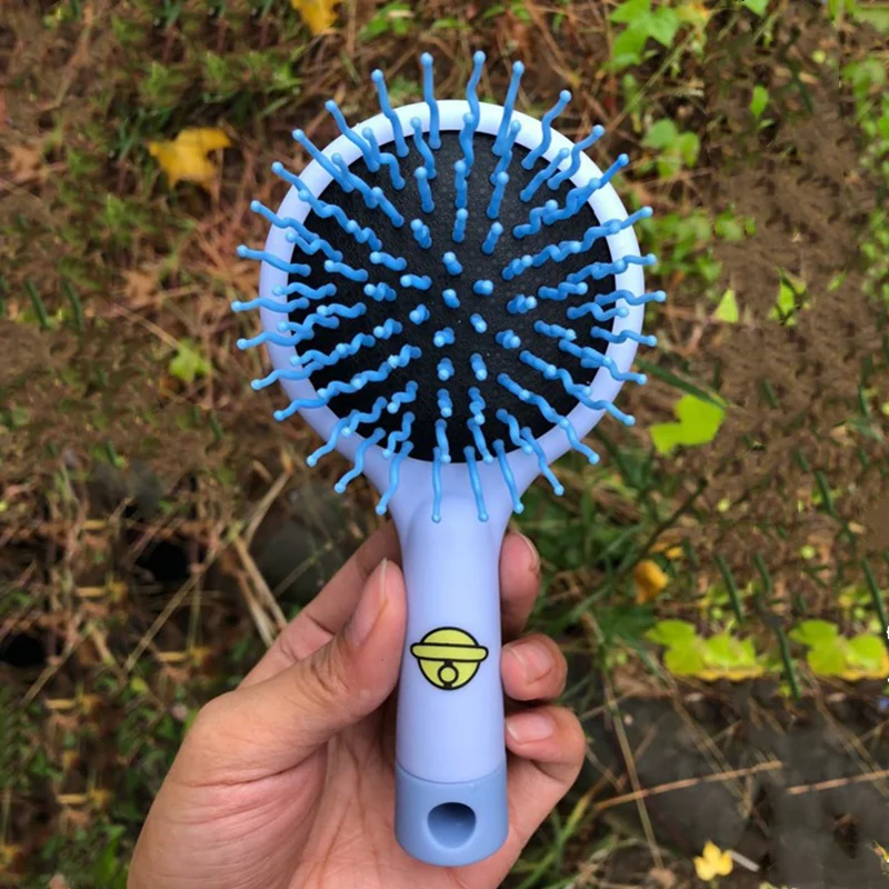Anti-static Magic Detangler Hair Curl Straight Massage Comb Hair Brush Hair Care Styling Tools with Mirror