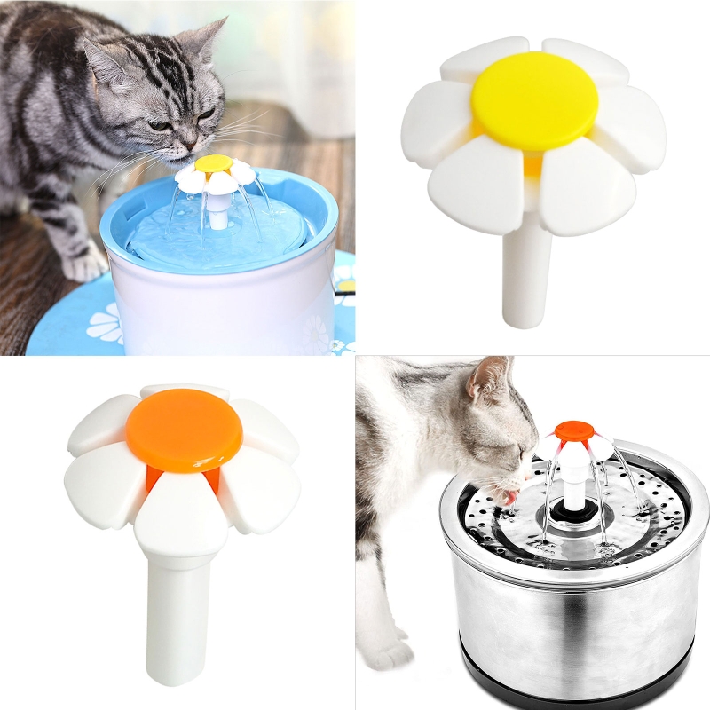 Accessories for Pet Water Dispenser Fountain Replacement Flower Head for Dog Drinking Fountains Dia 0.6in Length 3in