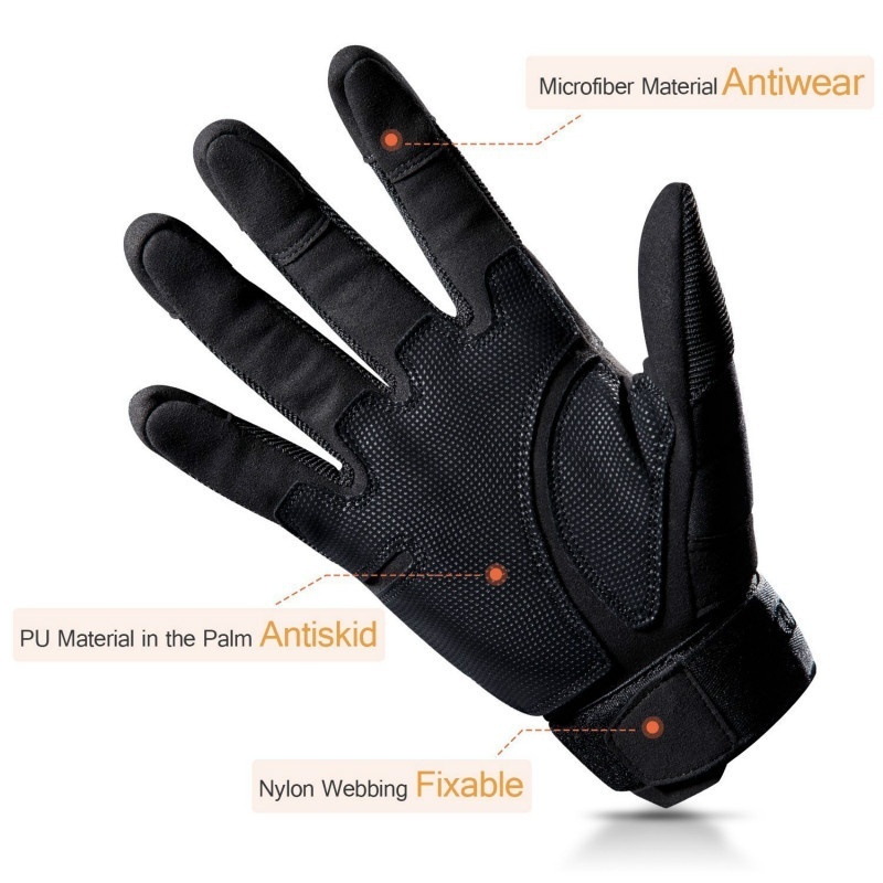 Touch Screen Tactical Military Hard Knuckle Full Finger Gloves Army Airsoft Paintball Combat Hunting Riding Motorcycle Cycling