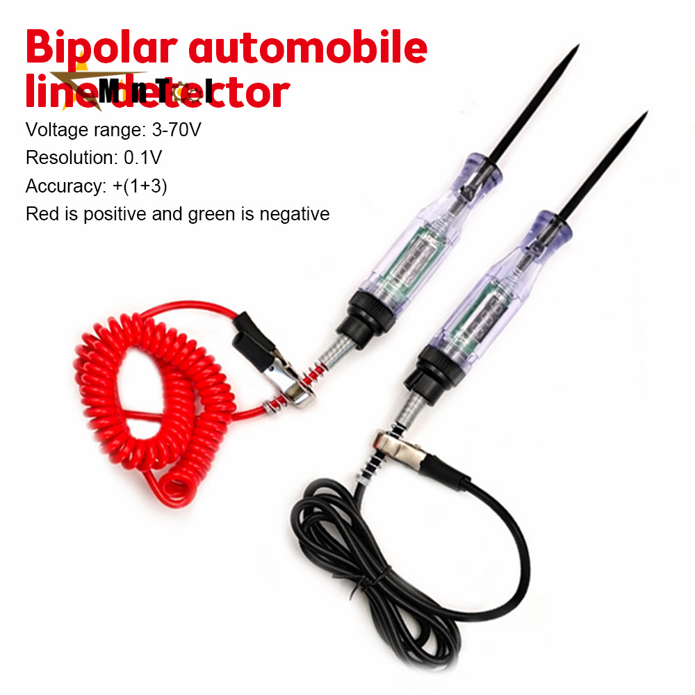 5-90V Car Truck Voltage Circuit Tester Digital Display Long Probe Pen Light Bulb Automobile Diagnostic Tools Auto Repair Tool