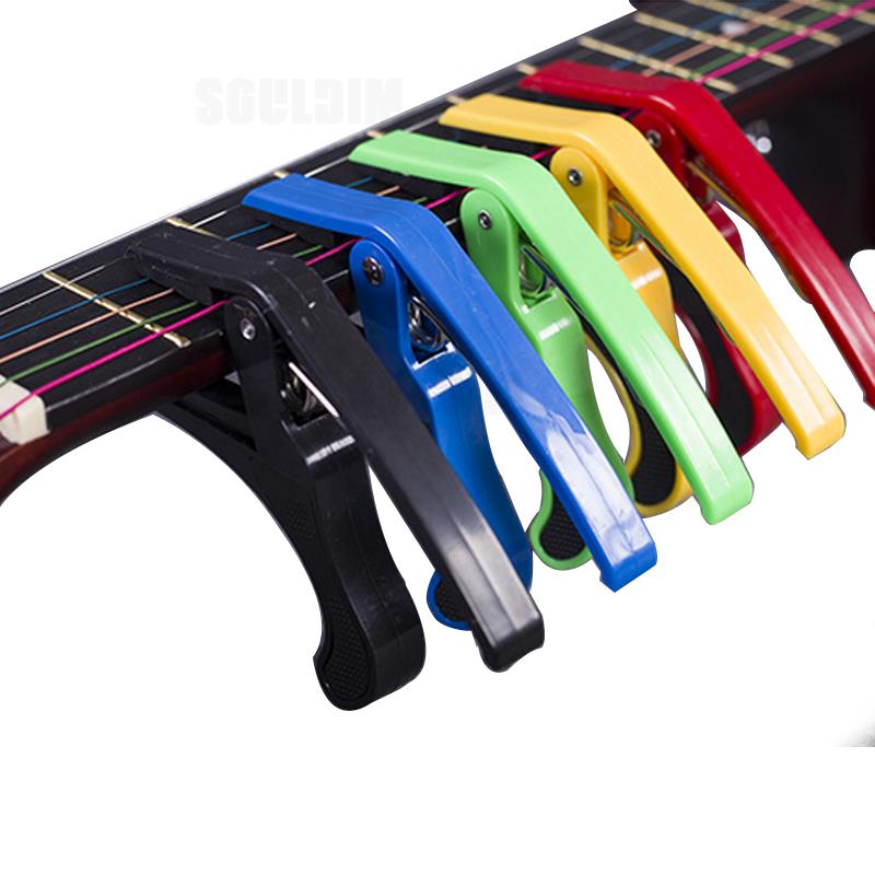 1pcs Guitar Capo Guitar Capodaster Clamp Key Tone Adjusting for Electric Acoustic Guitar Ukulele Accessories