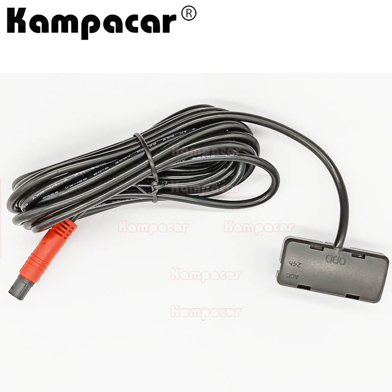 EC02 Car Dvr Camera Plug And Play OBD2 Cable For Car Video Recorder Dash Cam Camera Cars OBD II Connector Easy 8 Pins OBD Cable