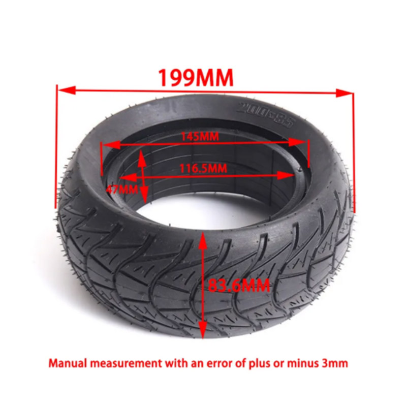 8 Inch Solid Tire 200X85 Electric Scooter Tyre For Hero S8 X8 Varla Pegasus Anti-skid Wear-resistant Solid Tires