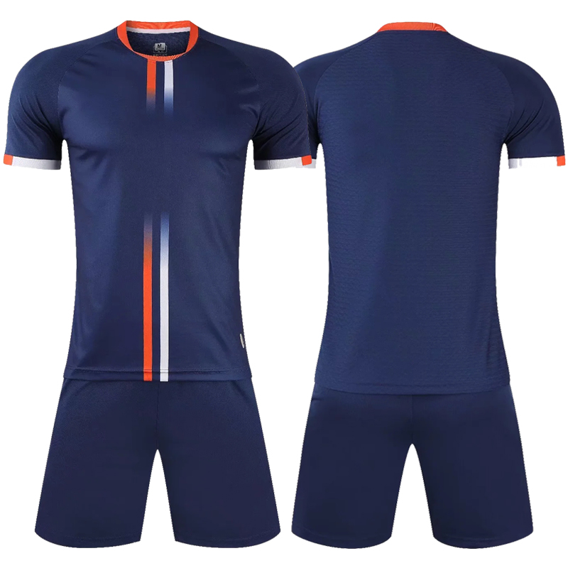22/23 Men Soccer Jersey Set Custom Men boys Quick Drying Breathable Children 2 Piece Team Club Training Football Uniform Set
