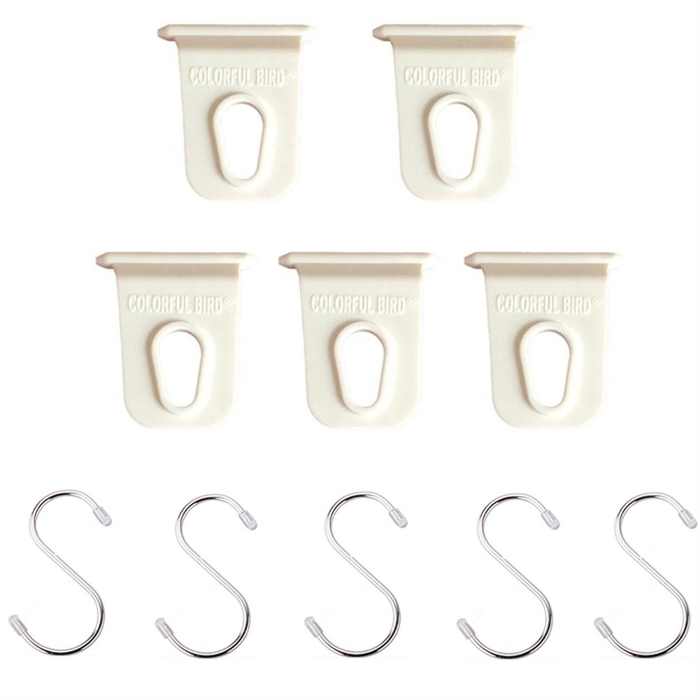 5 Pack Awning Rail Hook Ring With S Hooks Universal Accessories For RV Camper Motorhome And Caravan Hanger