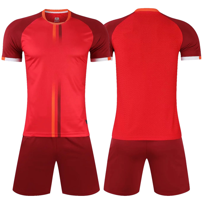 22/23 Men Soccer Jersey Set Custom Men boys Quick Drying Breathable Children 2 Piece Team Club Training Football Uniform Set