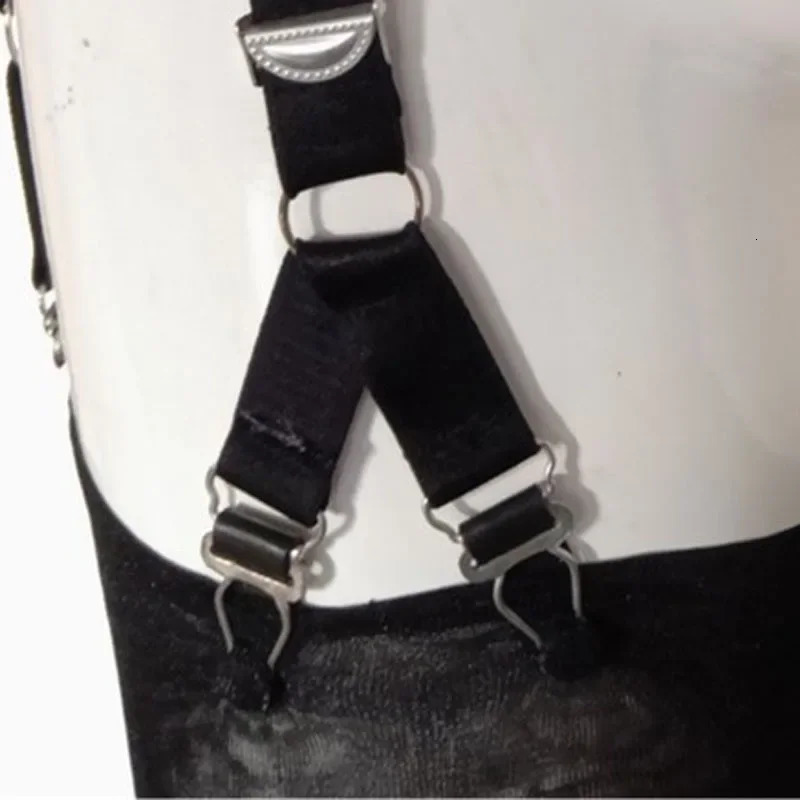 Vintage Suspender Belt Women Garter Belt for Stockings Retro High Waist Suspender 6 Straps 12 Claws Lingerie 240627