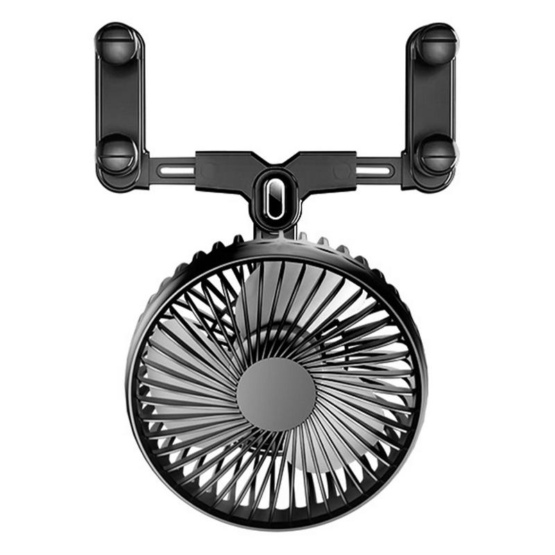 USB Car Fan Adjustable Portable Rotational Speed Auto Cooler Air Fan Electric Defroster Portable Rear View Mirror AC Accessory