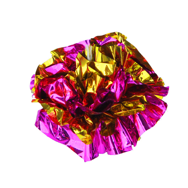 20PCS Pet Interactive Sound Paper Balls Cat Toys Tinfoil Ball Pet Toy