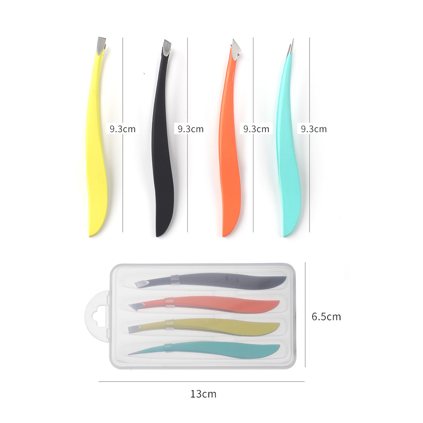 Eyebrow Hair Removal Tweezer Self-contained Snap Closure Labor-saving Tweezer for Splinter and Ingrown Hair Removal