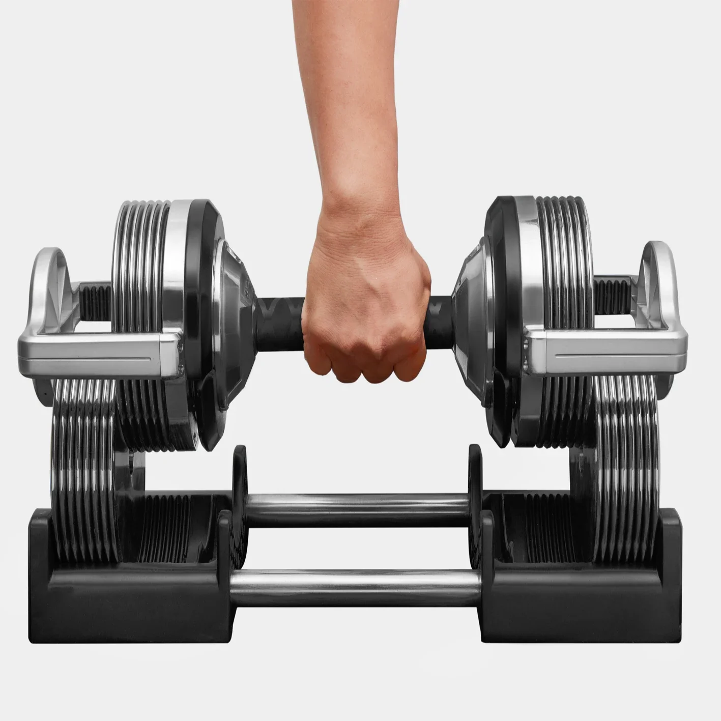 JIT Latest 32Kg Weight Adjustable Round Dumbbell home gym dumbells set