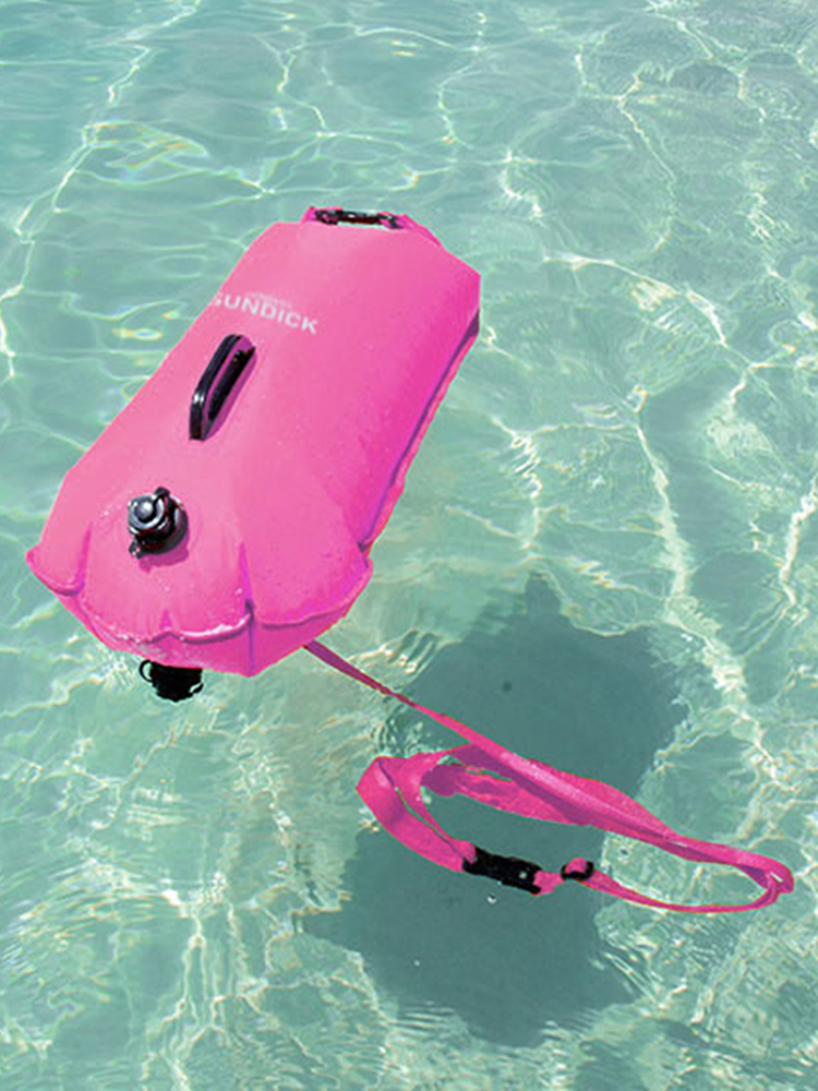 Swim Buoy & Drybag For Swimmers Three-layer Double-airbag Waterproof Storage Bag For Outdoor Swimming Beach Snorkeling Rafting