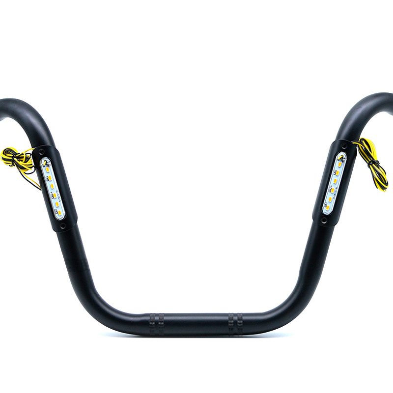 High Quality 12V Led Handlebar Lights For 22Mm-25Mm Modified Motorcycle Turn Signal Corne Light Water Proof Brake Fog Lamp