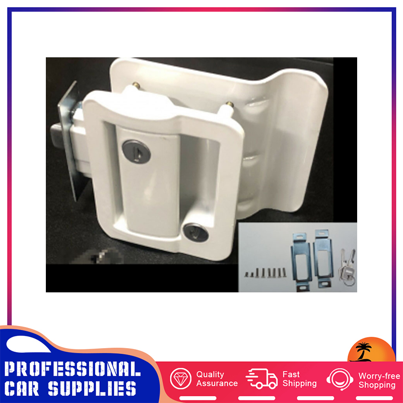 RV Camper Entry Door Latch Deadbolt Handle Lock Key Kit Motorhome Car Accessories For Home Van Lorry Truck Bus Trailer Durable