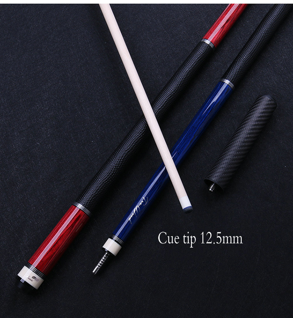 FURY 58" TEC WOOD Hybrid HT2 Shaft Billiards Pool Cue Stick 12.5mm Set