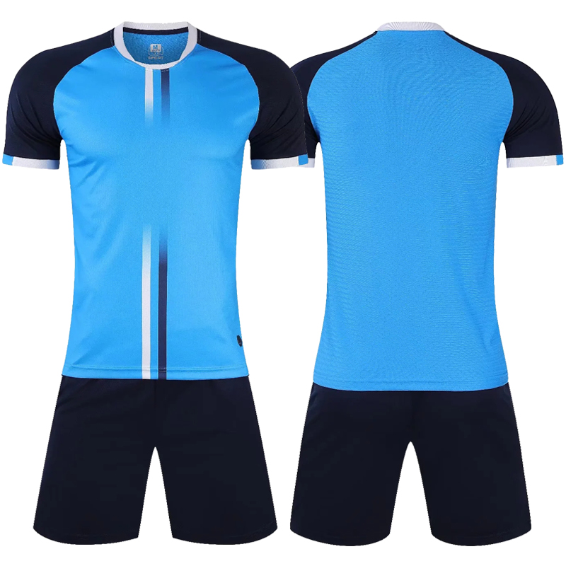 22/23 Men Soccer Jersey Set Custom Men boys Quick Drying Breathable Children 2 Piece Team Club Training Football Uniform Set