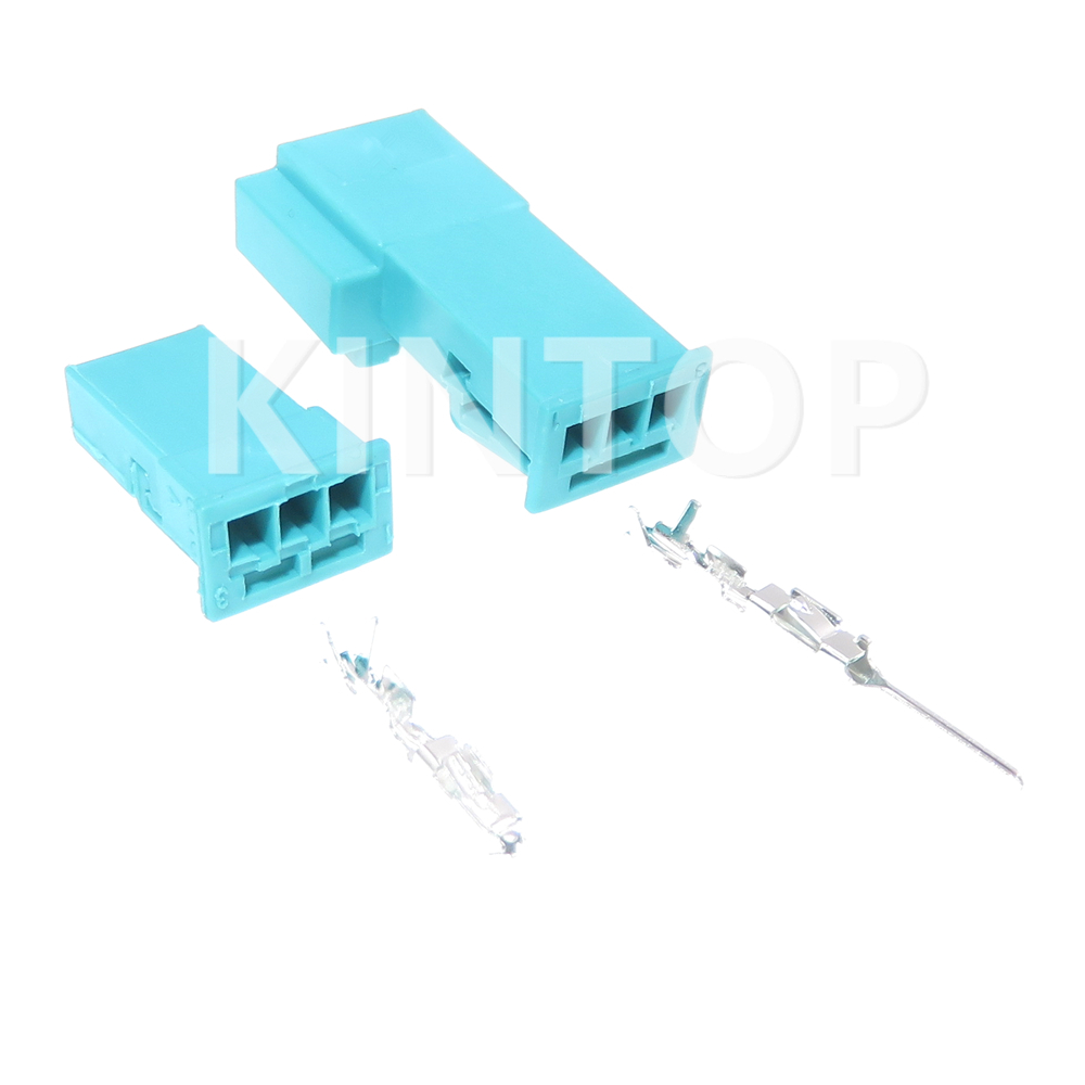 1 Set 3Pins Auto Male Plug Female Socket Car Starter Electrical Connector 1355600-9 1-1718346-1 Automobile Tweeter Cable Adapter