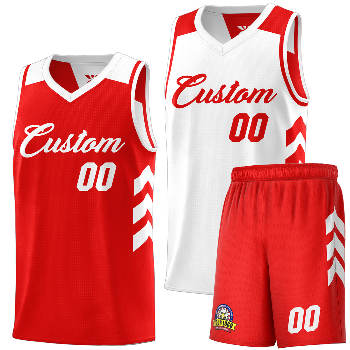 Custom Reversible Basketball Jersey 90s Hip Hop Sports Shirts Printed Name Number for Men/Youth