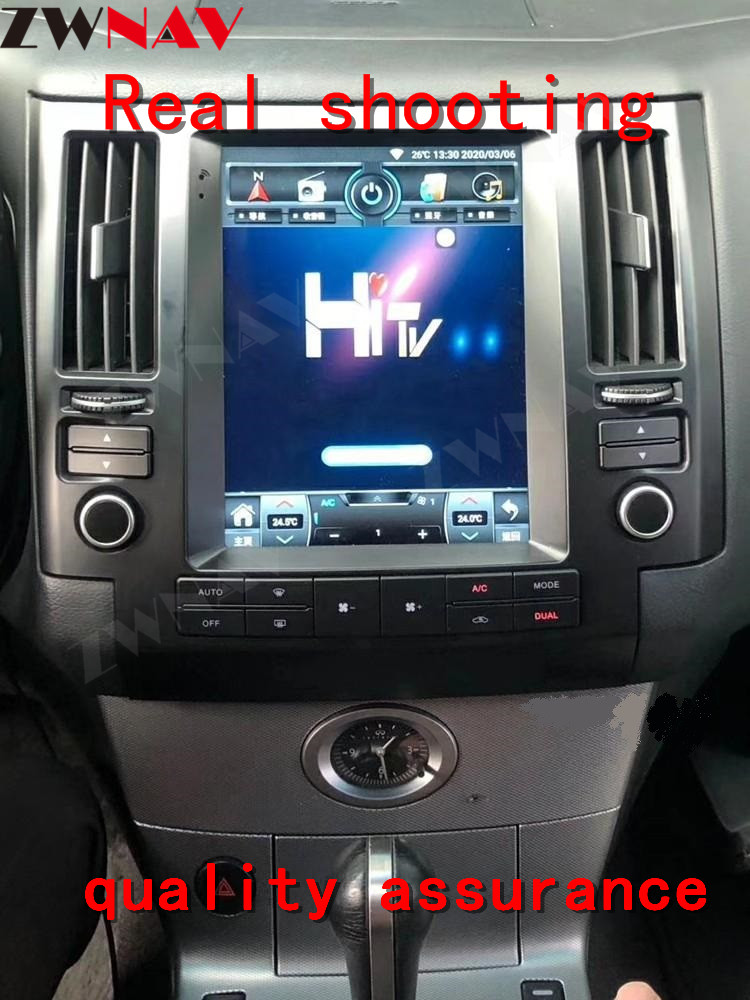 Android 12 Radio Video For Infiniti FX FX35 FX45 2003 2004 2005 2006 2007-2009 Tesa- Multimedia Player Auto Touch Screen Stereo