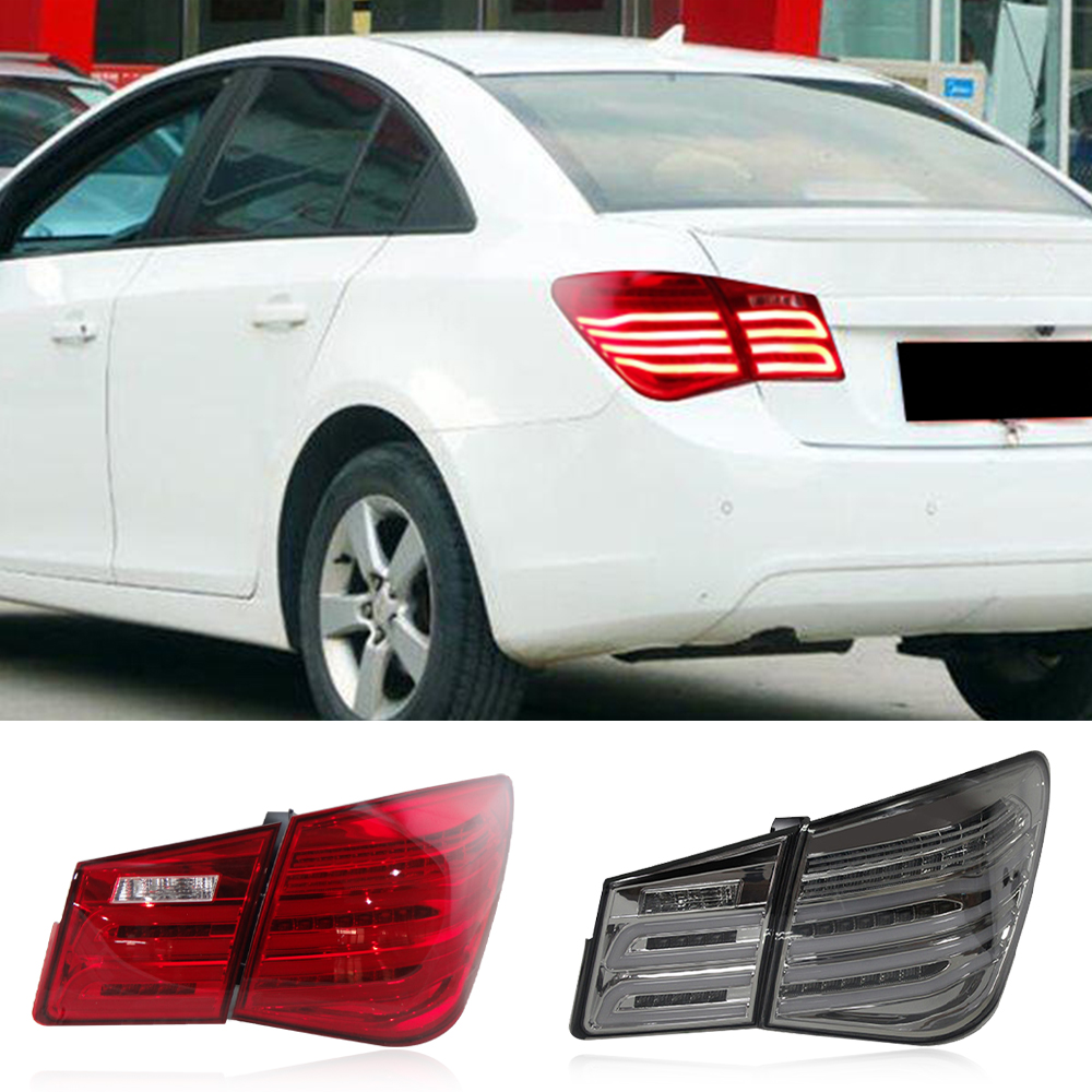 1 Set LED Taillight For Chevrolet Cruze 2009 2010 2011 2012 2013 2014 Rear Light Back Lamp Assembly Revere Park light
