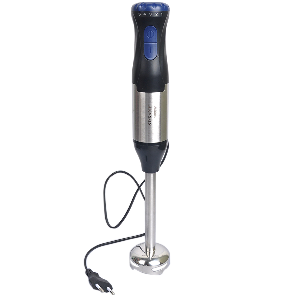 Household Electric Cooking Stick Machine, Multifunction Juicing Meat Grinder Mixer 4in1 Hand Blender Food Processor Egg Mixer