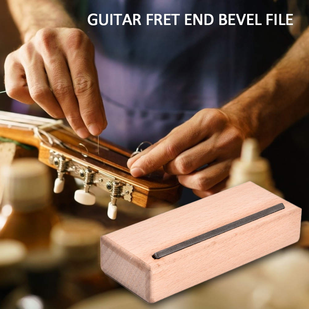 Guitar Radius Sanding Block Guitar Fret End Bevel File For guitar Bass Fret Leveling Fingerboard Luthier Tool Guitarra wholesale