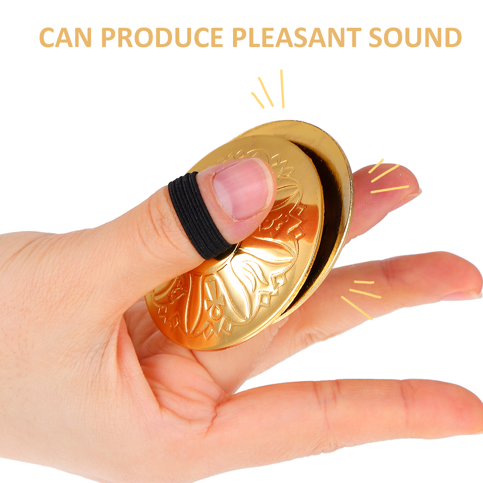 Copper Finger Cymbals Small Finger Cymbals Belly Dancing Mini Cymbals Musical Instrument Saucers