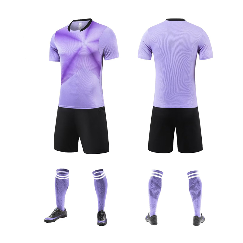 New Football Outfit Tracksuit Kids Men's Soccer Jerseys Set Boys Adult Running Training Uniform Soccer Team Shirt Suit Equipment