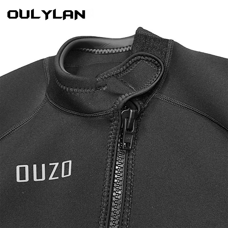 Oulylan 1.5MM Neoprene Wetsuit Men Surf Scuba Diving Suit Equipment Underwater Fishing Spearfishing Kitesurf Swimwear Wet Suit