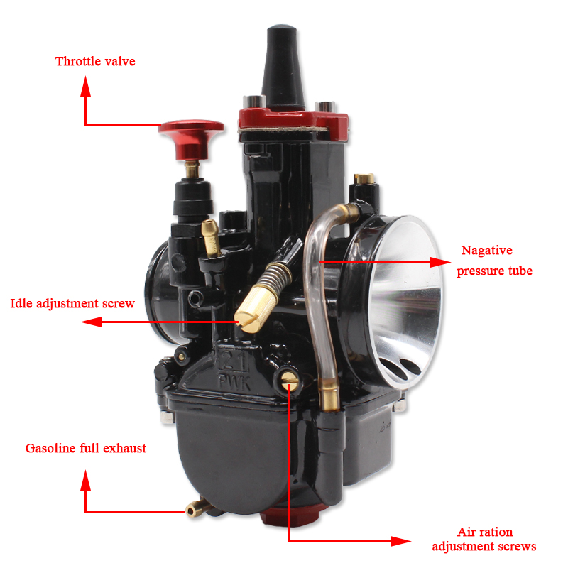 Motorcycle Carburetor21 24 26 28 30 32 34mm Motorcycle Engine Part Carburetor Mikuni PWK Carburetor With Power Jet Dirt Bike ATV