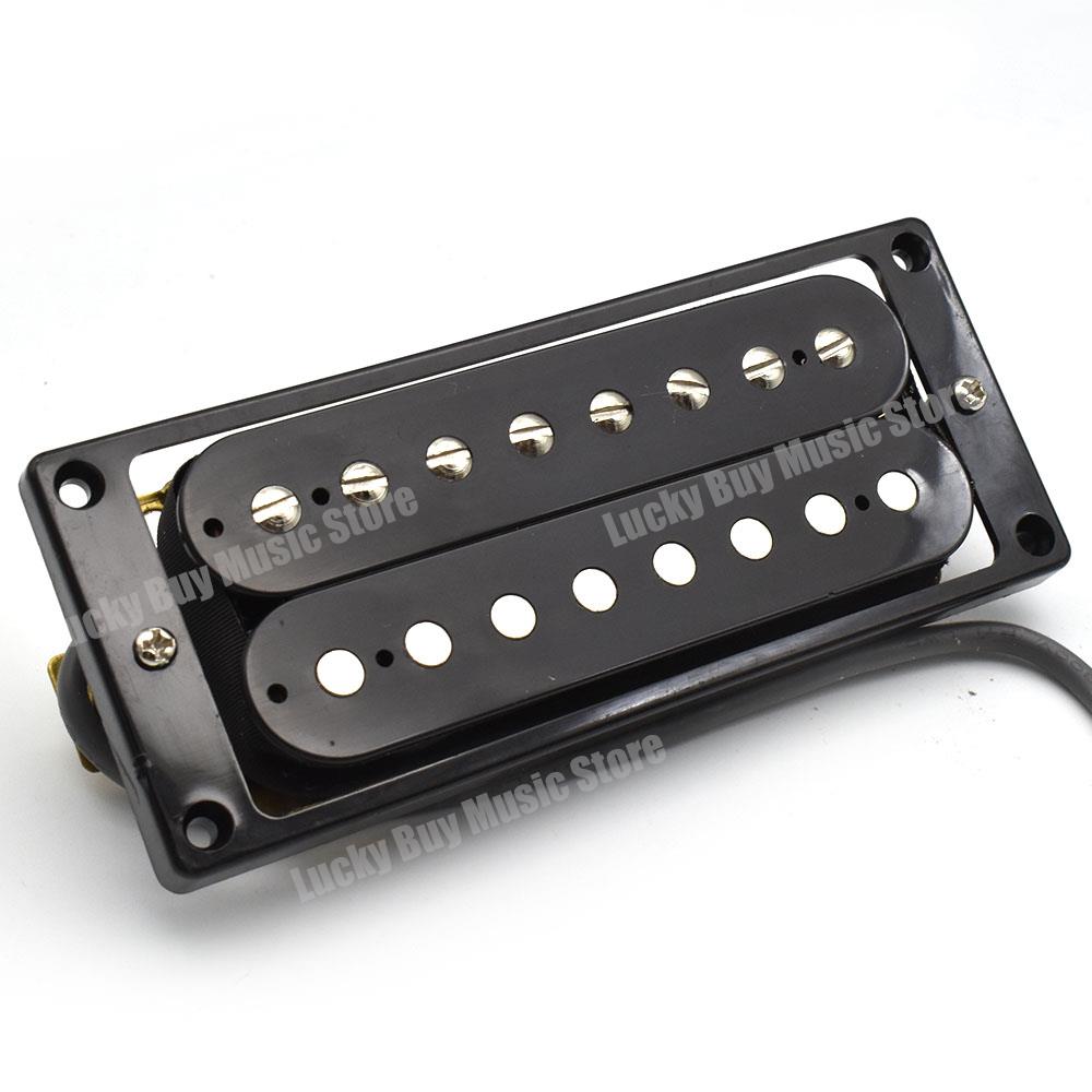 1 Pcs Dual Coil 8 String Electric Guitar Humbucker Pickups Neck & Bridge Pickup Black