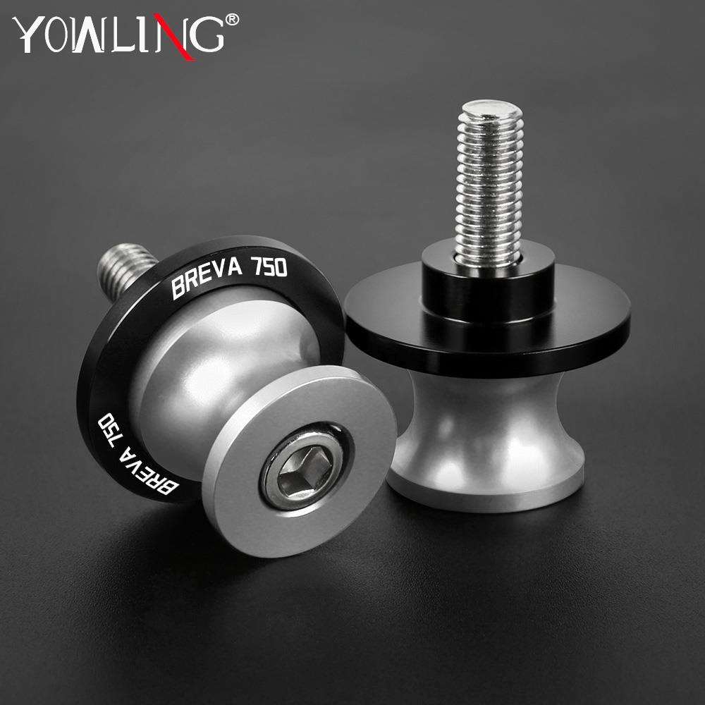 For Moto Guzzi BREVA750 BREVA 750 2008 2007 2006 2005 2004 M10 Motorcycle Accessories Swingarm Spools Slider Rear Stand Screws