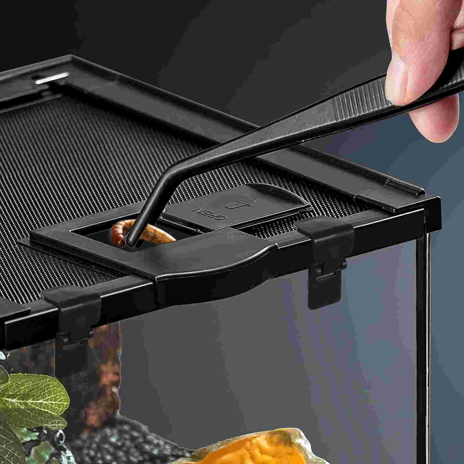 6 Pcs Cylinder Lock Turtle Glass Tank Buckle Pet Latch Reptile Feeding Terrarium Parts Sea