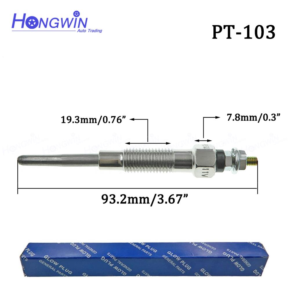 4pcs Glow Plugs Heater For Toyota Hiace I/II/III 2.2 2.4 D 19850-54050 19850-54090 0250202053 0250202096 0250202054 19850-54120