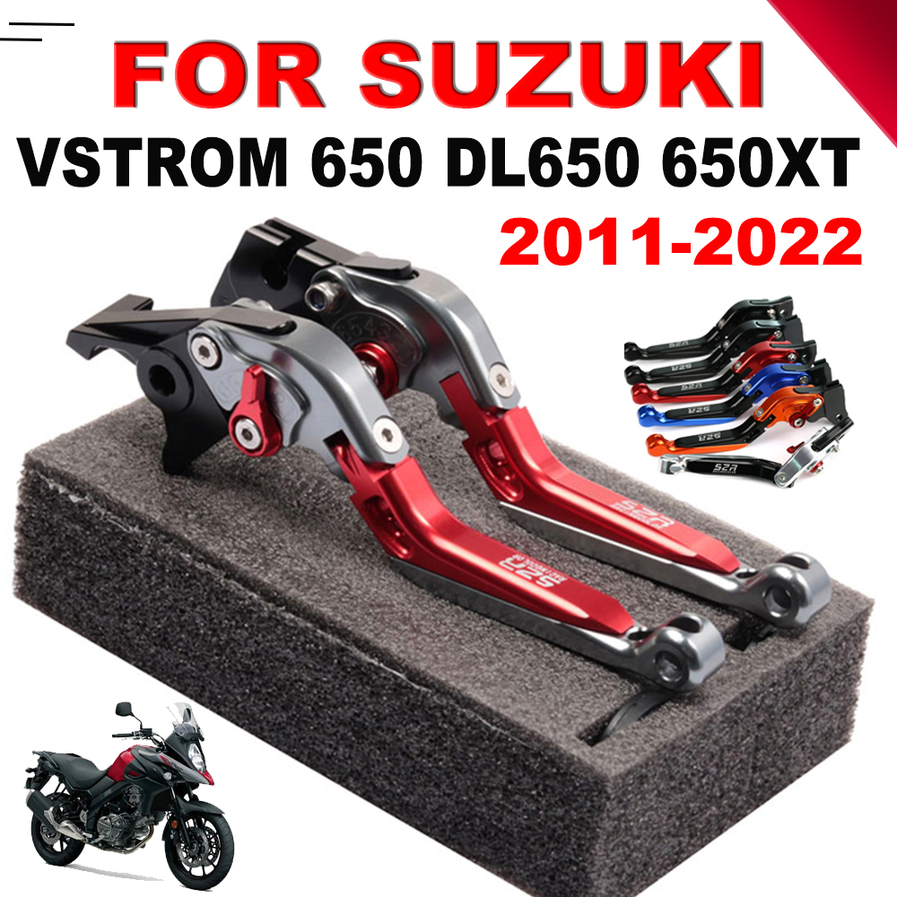 Adjustable Folding Brake Clutch Levers For SUZUKI V-STROM 650 DL650 650XT DL 650 VSTROM 2011 - 2021 2022 Motorcycle Accessories