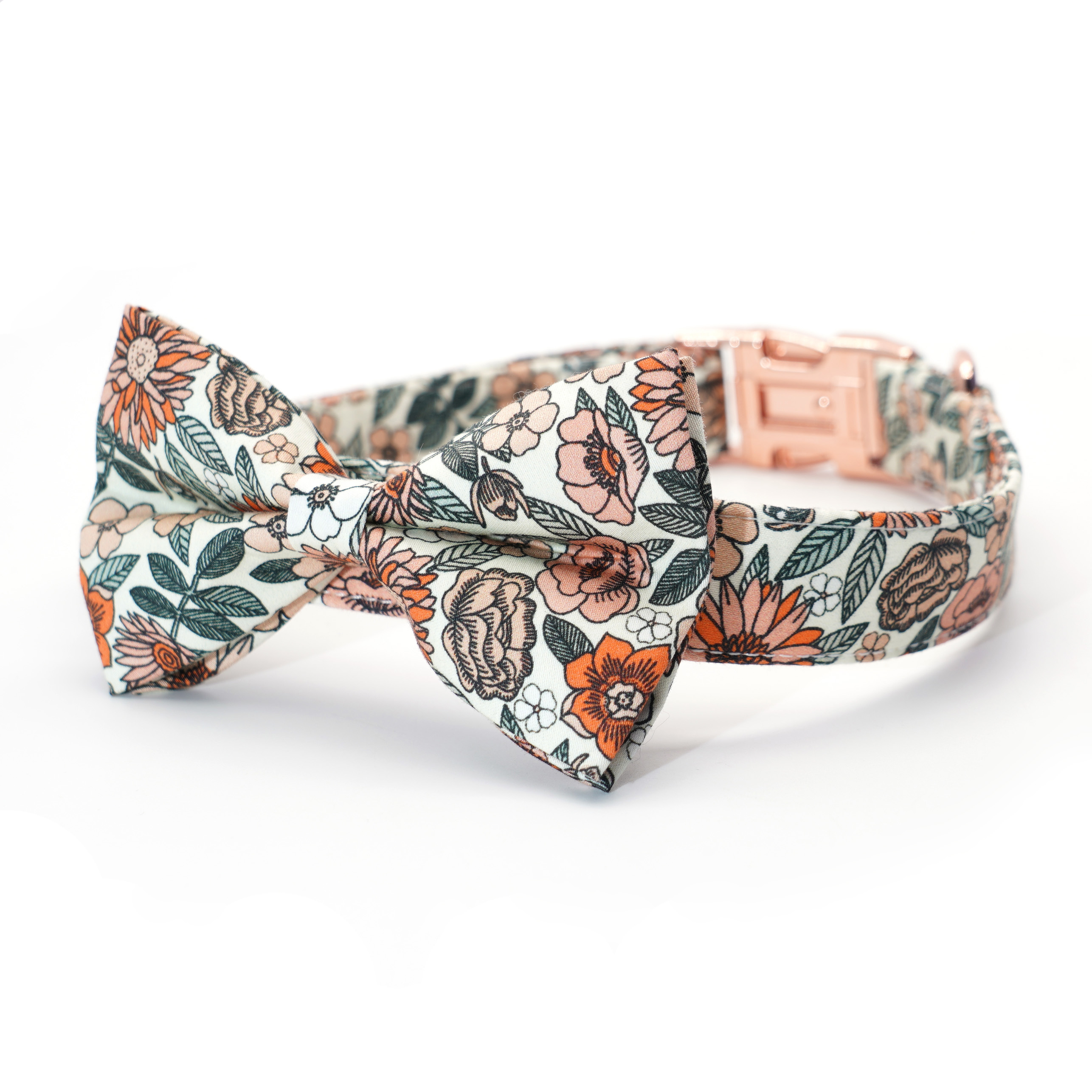 Dog Collars Personalized Boho Floral Girly Dog Collar Flower with Matching Leash and Harness H250219