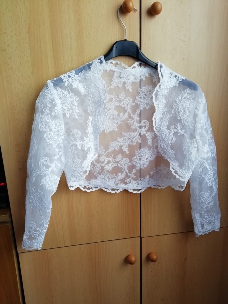 NEW HOT Bridal wedding lace BOLERO lace jacket WEDDING DRESS jacke customsize shrugs for women