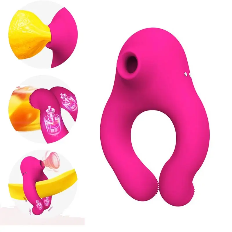 Hand Free Erotica Gadgets For Men Without Hands Penis Ring Blocker Wearable Nipple Nipple Couple's Ring Women Vibrator Hand